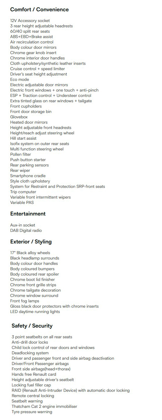 vehicle equipment